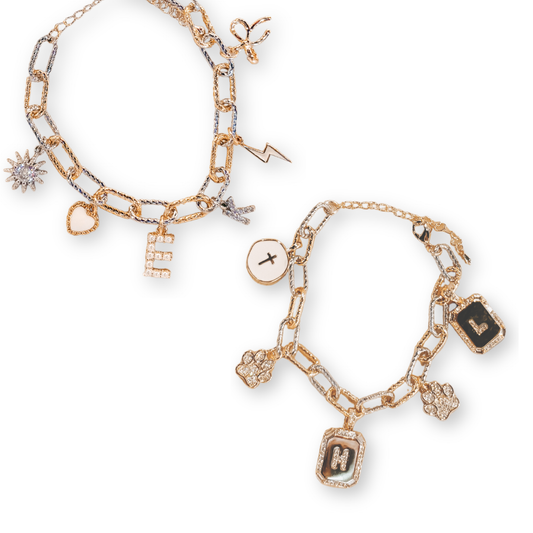 CREATE YOUR OWN - MIXED METAL CHARM BRACELET
