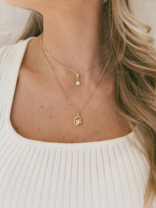 Find Your Balance Gold-Filled Layered Necklace | You in Bloom Collection