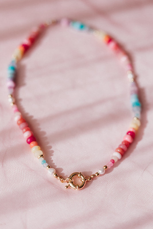Always Flourishing Collection - Marie Gemstone Beaded Necklace