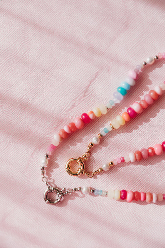 Always Flourishing Collection - Marie Gemstone Beaded Necklace