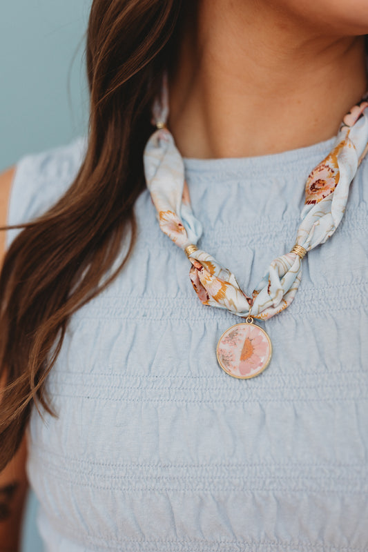 Always Flourishing Collection - Briar Scarf Necklace