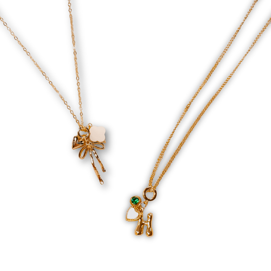 CREATE YOUR OWN - DAINTY CHAIN CHARM NECKLACE