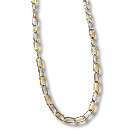 CREATE YOUR OWN - MIXED METAL CHARM NECKLACE