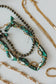 Homegrown Green Scarf Wrap Necklace