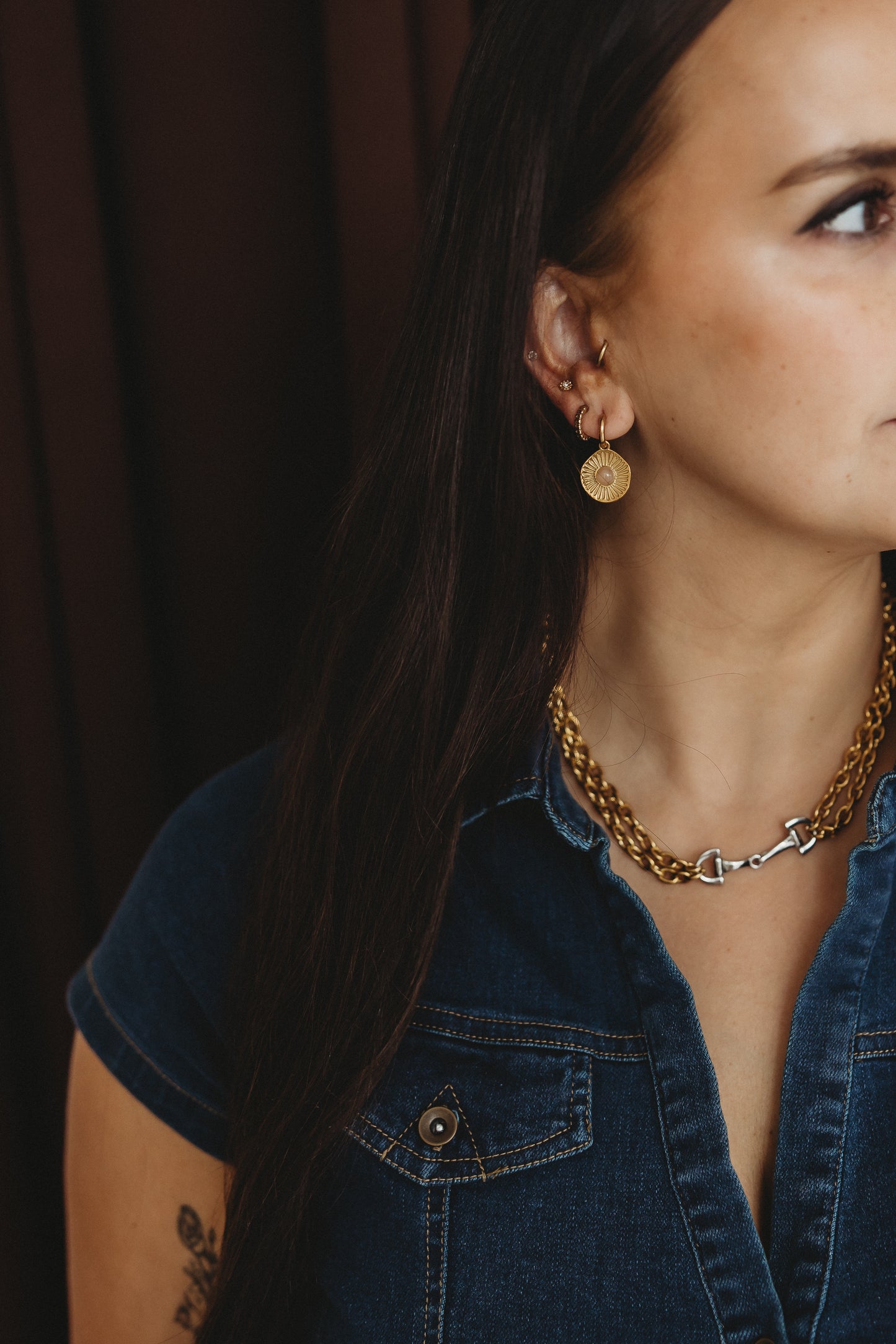 Westward Horsebit Necklace