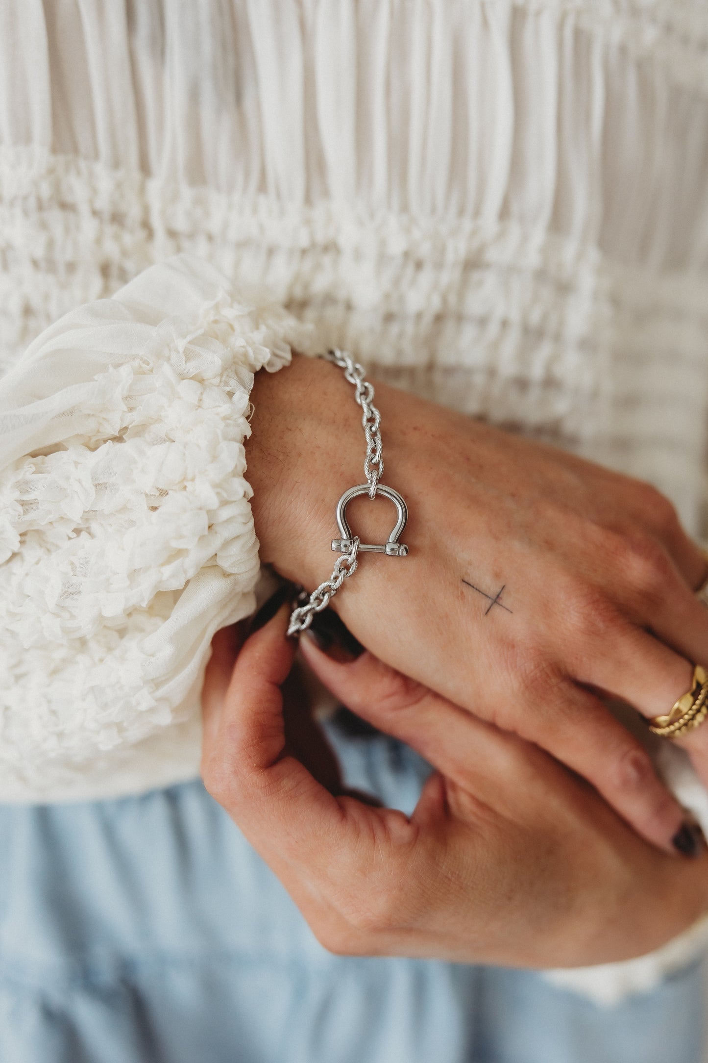Back in the Saddle Horseshoe Bracelet