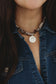 Timber + Smoke Brown Scarf Necklace