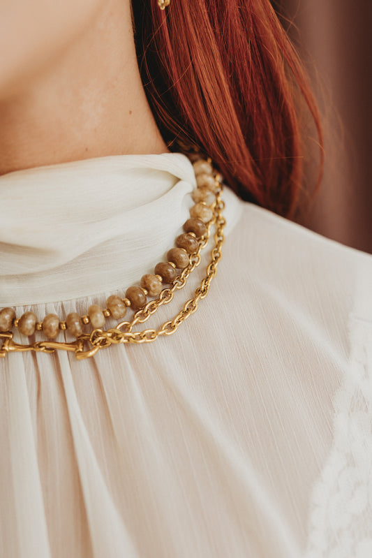 Long Way Home Beaded Necklace