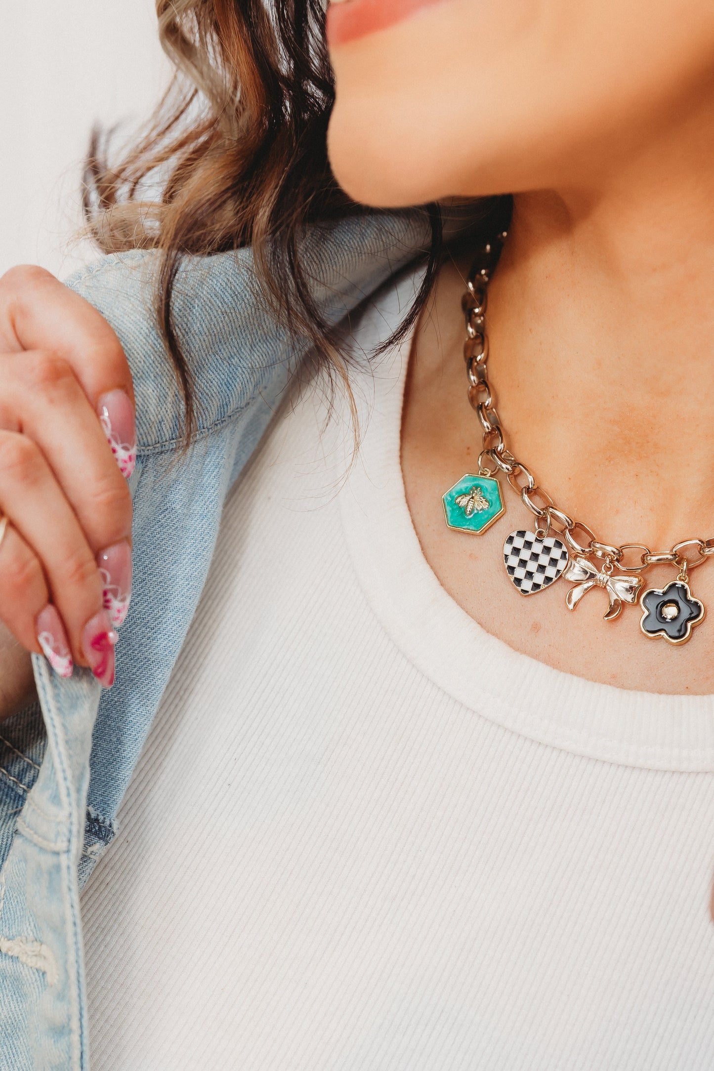 CREATE YOUR OWN - CHUNKY CHARM NECKLACE