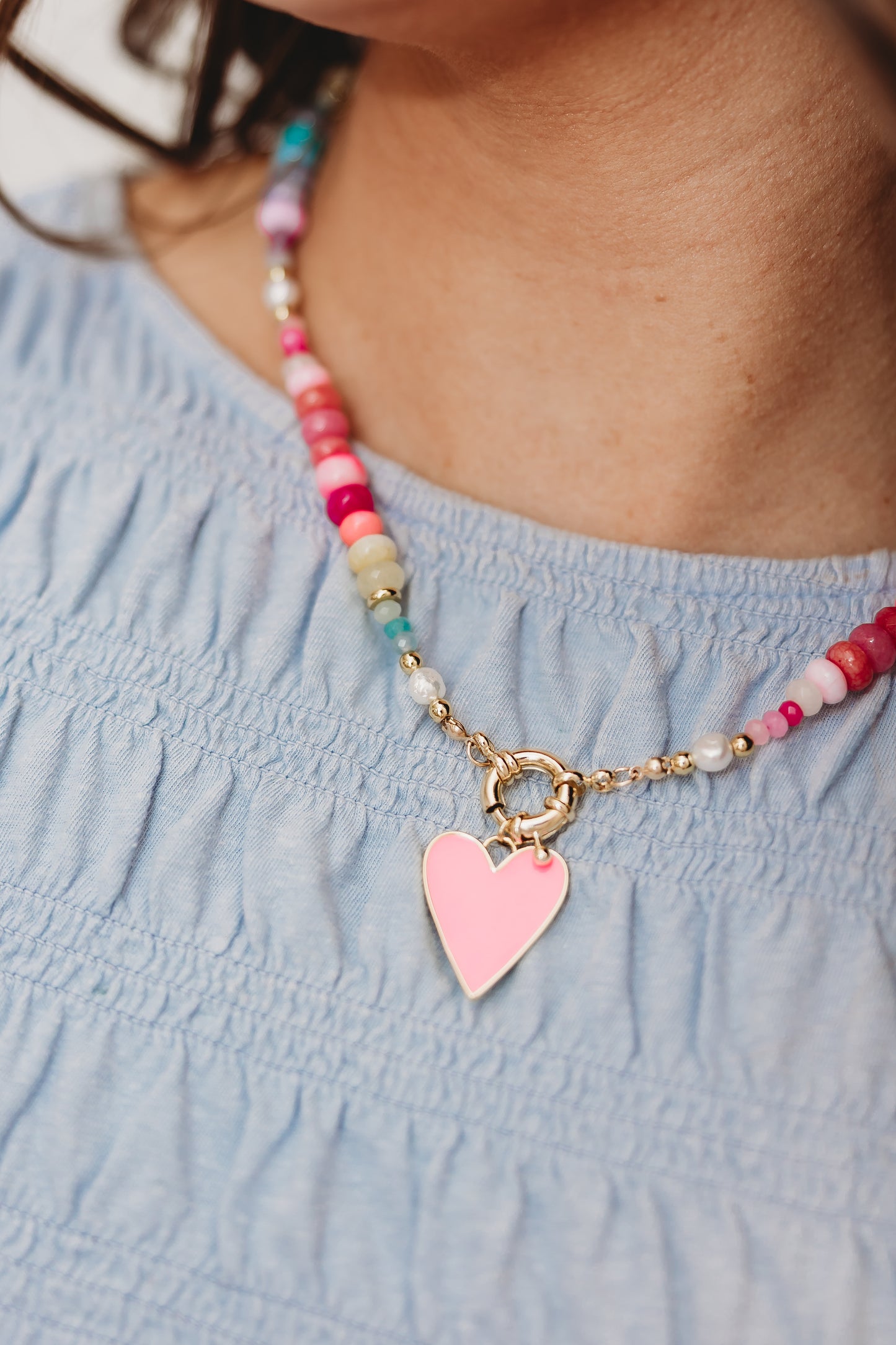 Always Flourishing Collection - Marie Gemstone Beaded Necklace