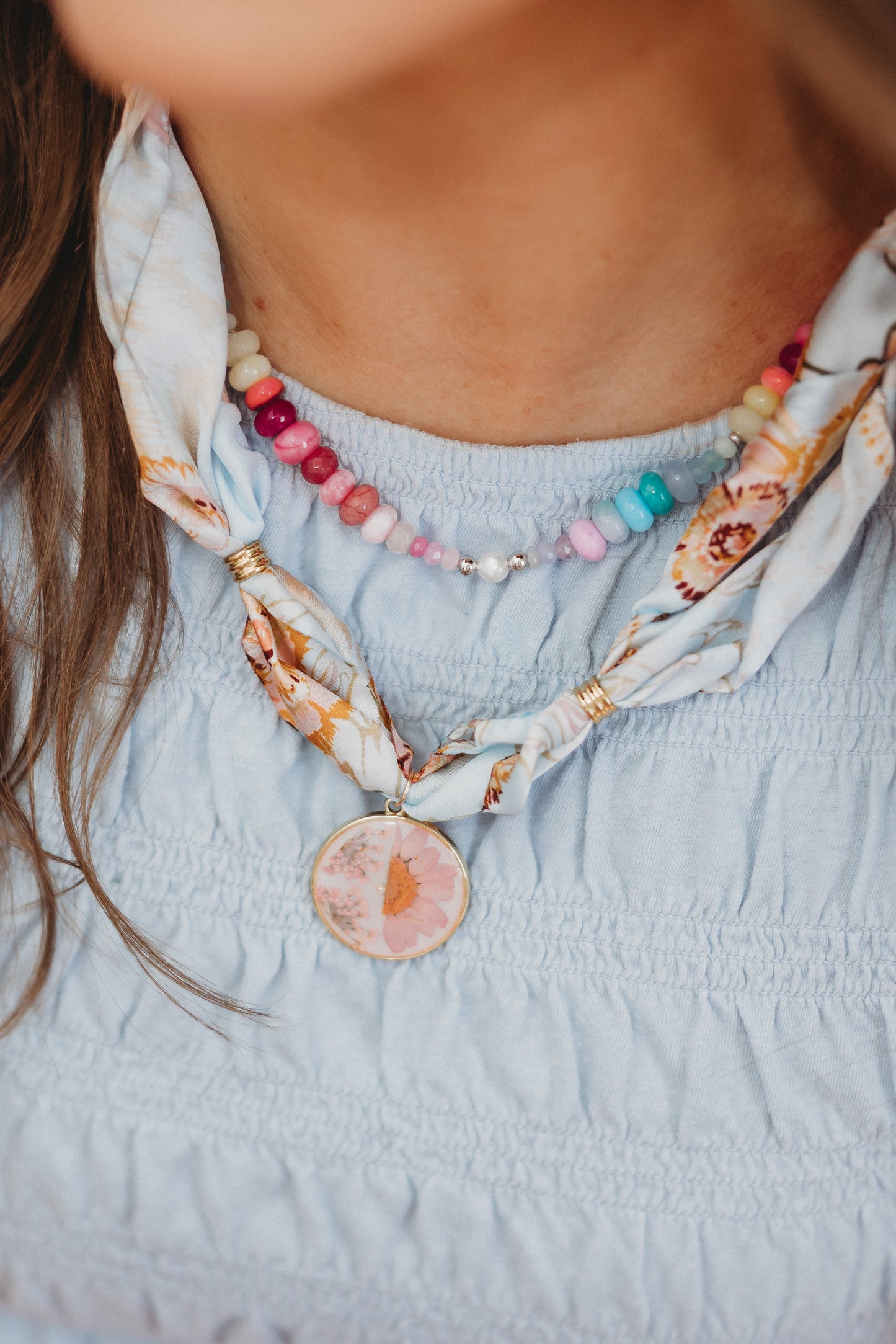 Always Flourishing Collection - Briar Scarf Necklace