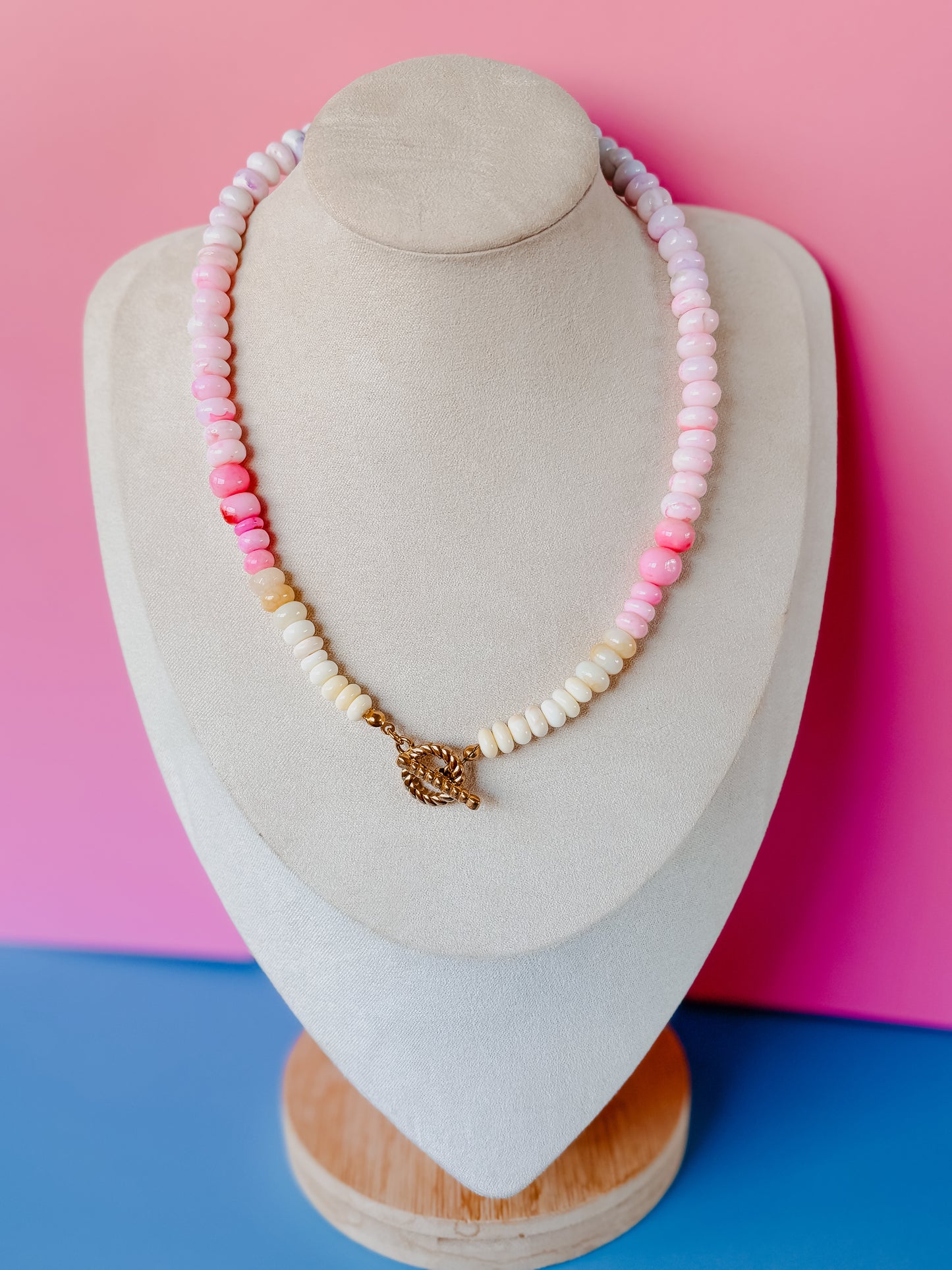 Cotton Candy Skies Gemstone Necklace