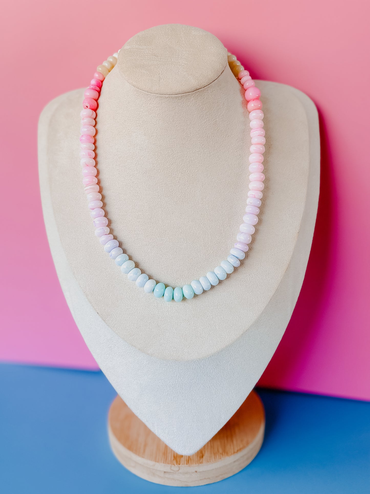 Cotton Candy Skies Gemstone Necklace