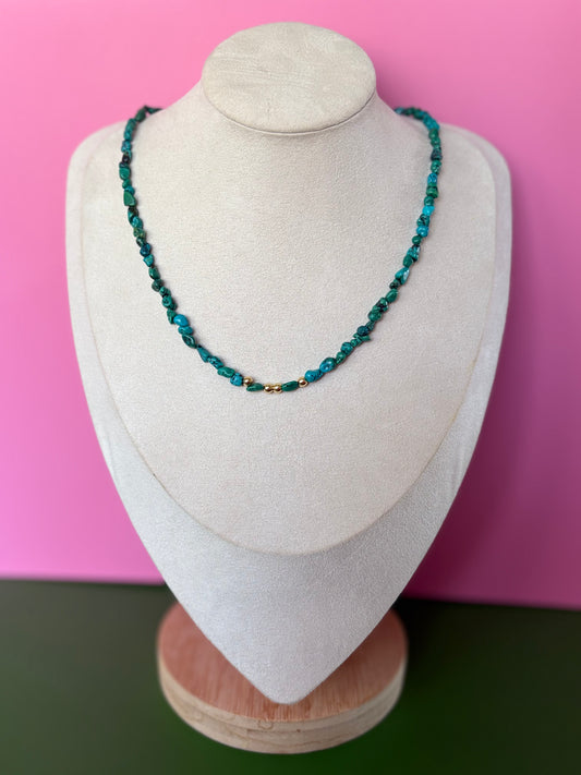 On Lake Time Necklace