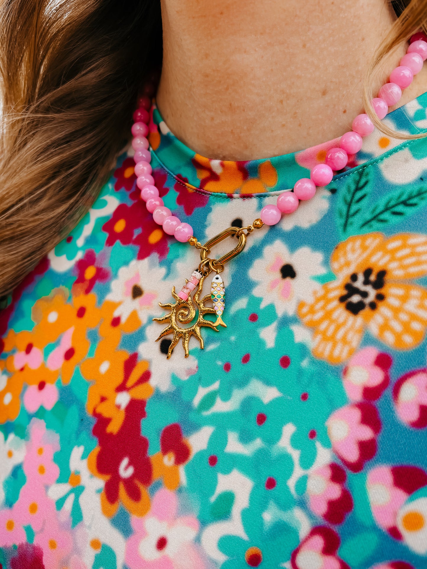Strawberry Sorbet Necklace