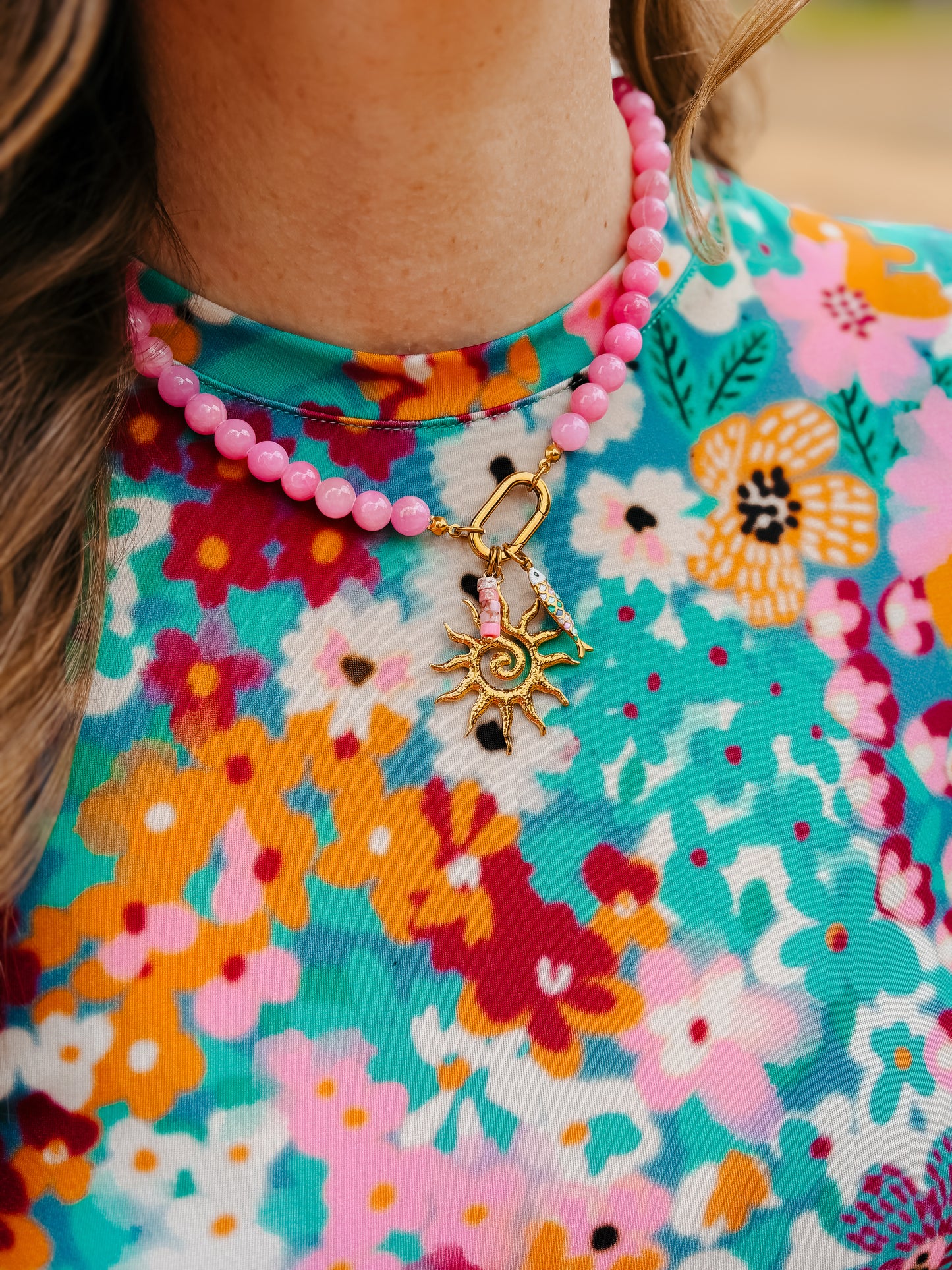 Strawberry Sorbet Necklace
