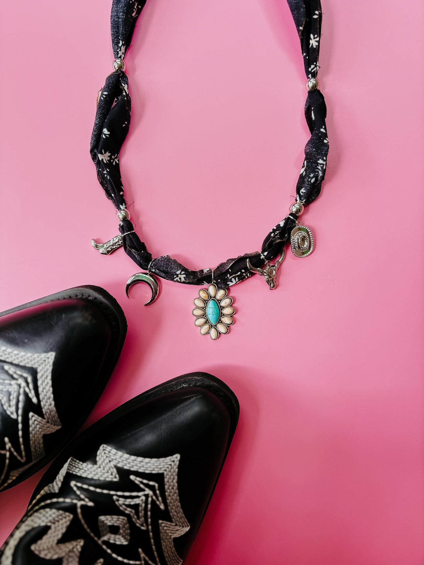 Bandana Scarf Necklace