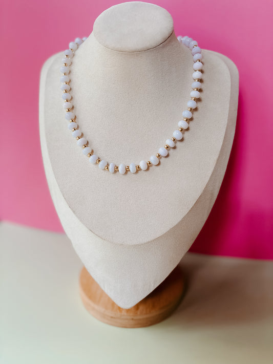 Icy Lavender Gemstone Necklace | Sugar & Sunshine Line