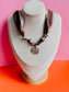 Timber + Smoke Brown Scarf Necklace