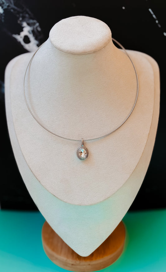 Rhinestone Cowgirl Collar Necklace
