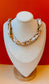 Backroads Brown Scarf Wrap Necklace