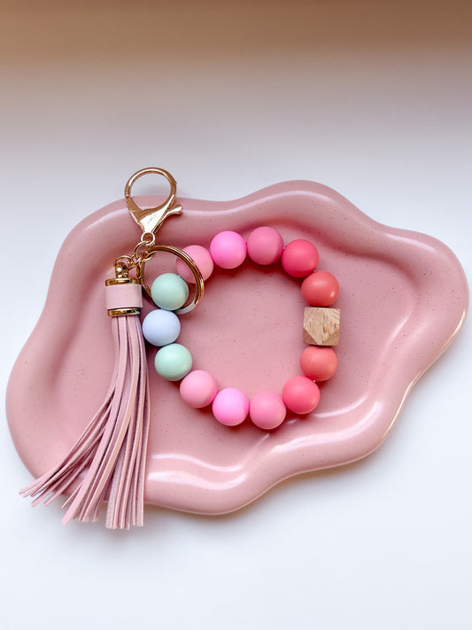 Wristlet Keychain - Summer Sorbet