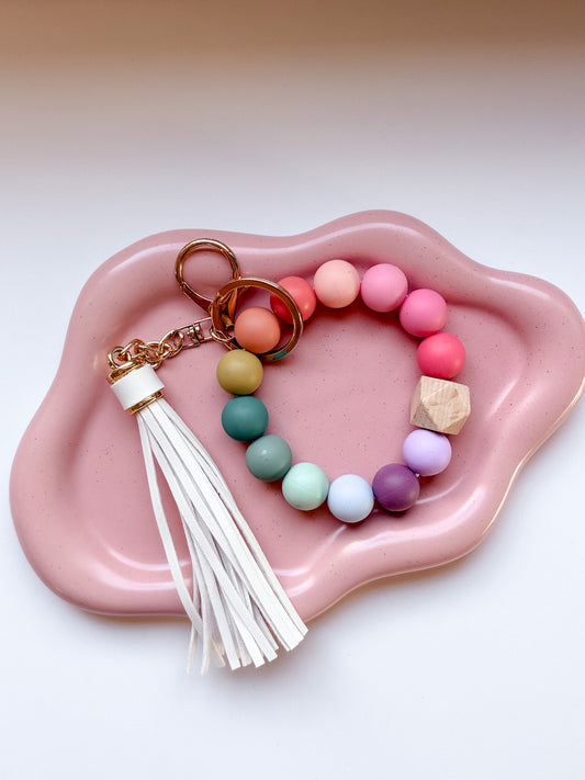 Wristlet Keychain - Rainbow Ombre