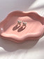 Serene Two-Tone Cross Stud Earrings